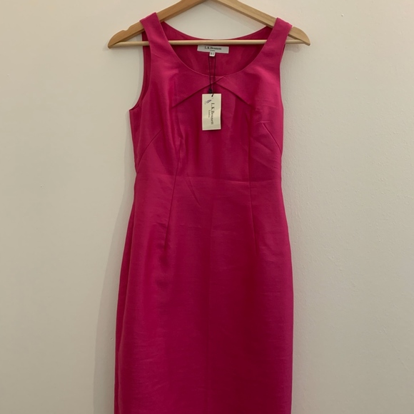 NWT L.K.Bennett raspberry cleo dress. - Picture 5 of 8